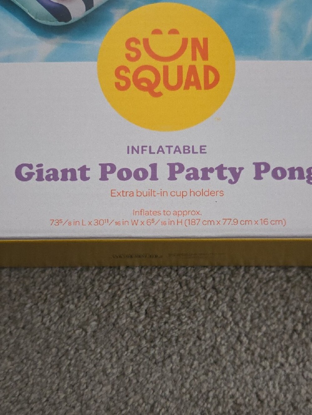 Sun Squad | Inflatable Giant Pool Party Pong - Picture 2 of 4